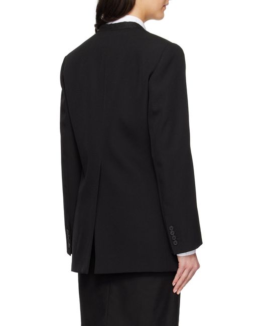 The Row Black Logo Blazer