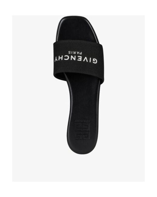 Givenchy Black 4G Flat Mules