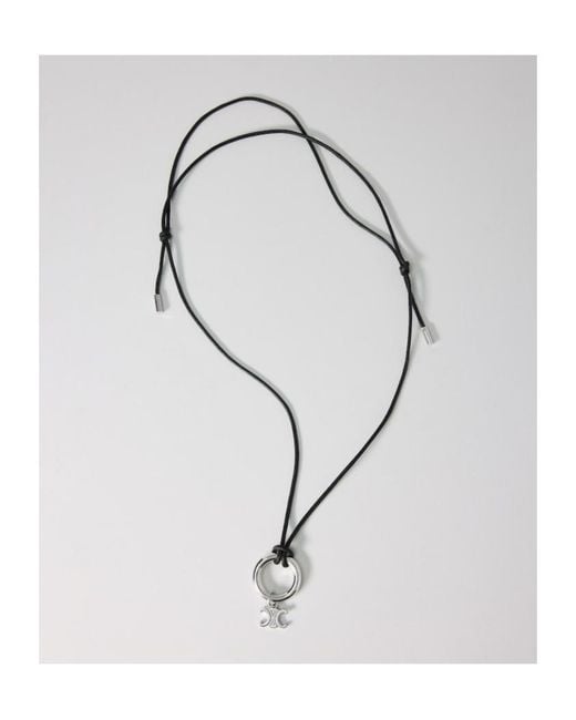 Céline White Charms Triomphe Necklace for men