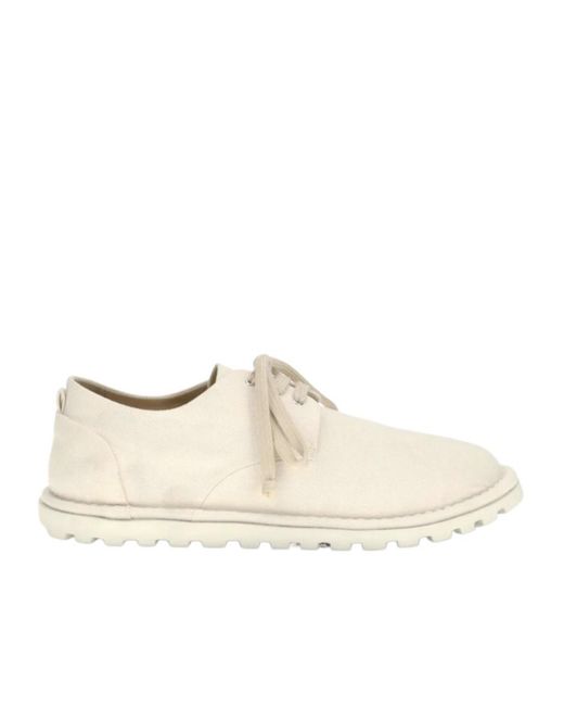 Marsèll White Lace-Up Casual Shoes for men