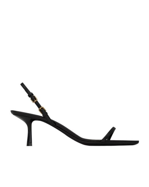 Saint Laurent Metallic Jaspe Sandals