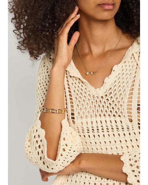 COACH Metallic Enamel Bracelet