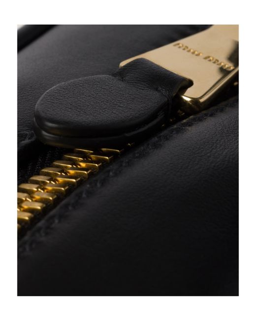 Miu Miu Black Beau Leather Top-Handle Bag