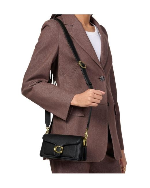 COACH Black Refresh Tabby Shoulder Bag 20