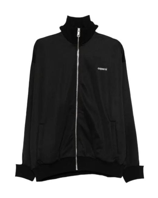Coperni Black Oversized Side-Stripe Jacket