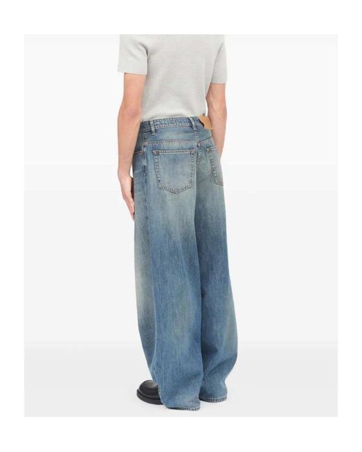 MM6 by Maison Margiela Blue Belt Loop Jeans for men