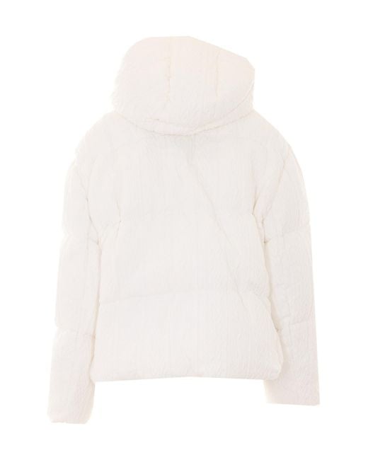 Tatras White Long-Sleeve Hooded Down Jacket