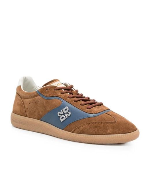 DSquared² Brown Rebels Logo-Plaque Sneakers for men