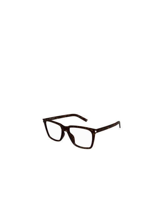 Saint Laurent Multicolor Eyewear Square Frame Glasses