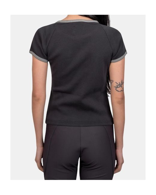 Roa Black Guniy Crew Neck T-Shirt