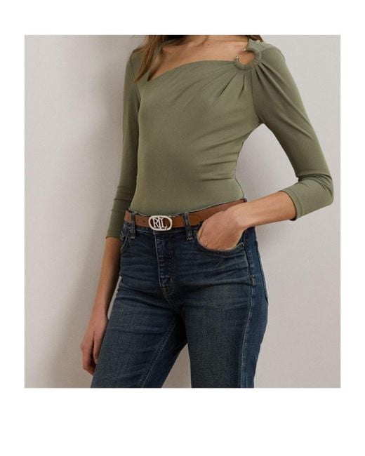 Ralph Lauren Green Ataine Long-Sleeve T-Shirt