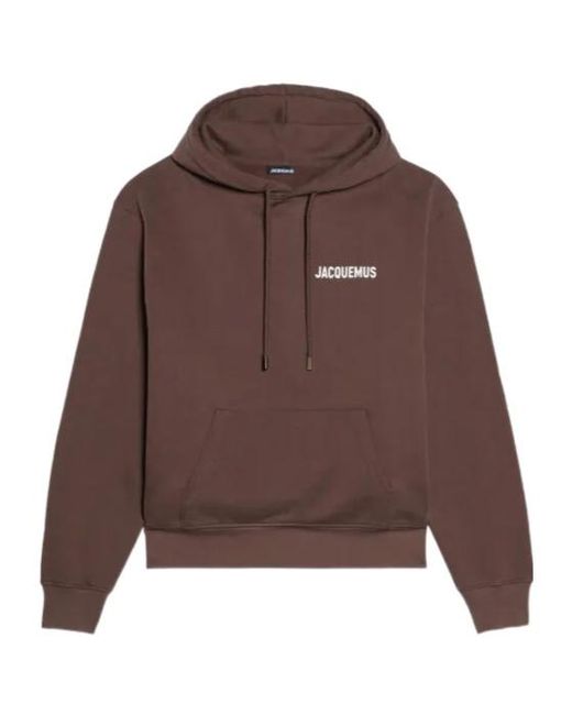 Jacquemus Brown The Hoodie for men