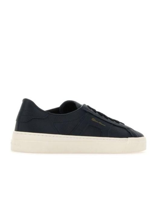 Santoni Blue Gloria Low-Top Sneakers for men