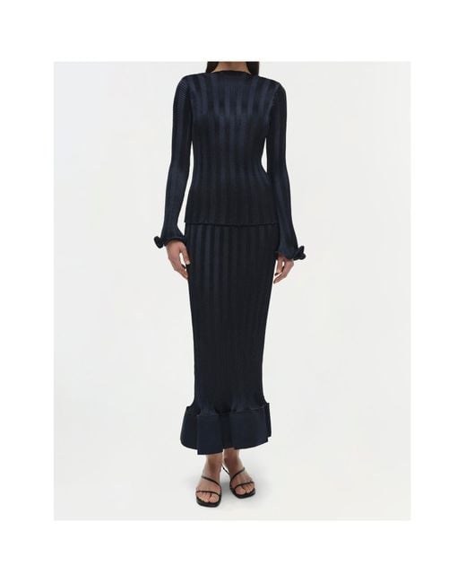 Jonathan Simkhai Black Hollis Skirt