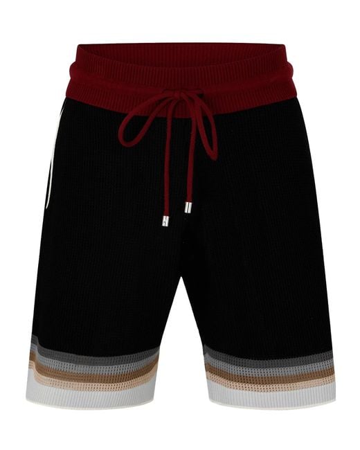 Amiri Gray Drawstring Athletic Shorts for men