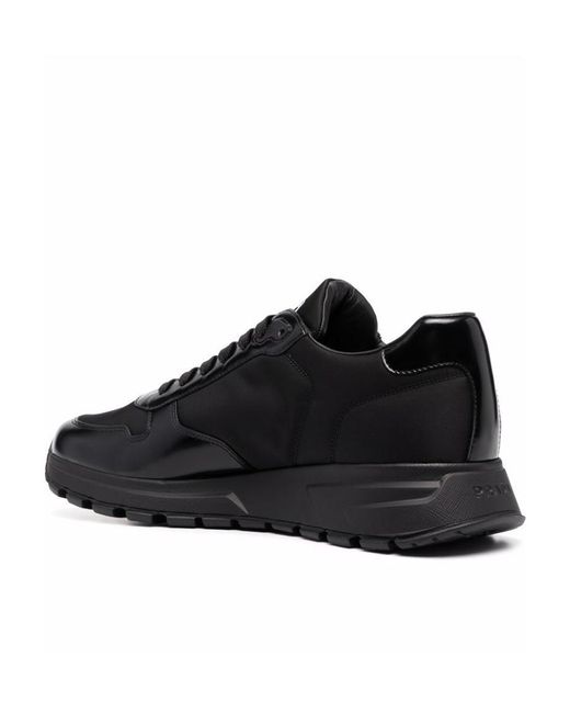 Prada Black Re-Nylon Prax 1 Sneakers for men