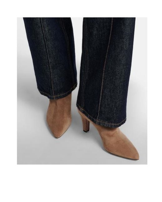 Paris Texas Brown Suede Ankle Boots