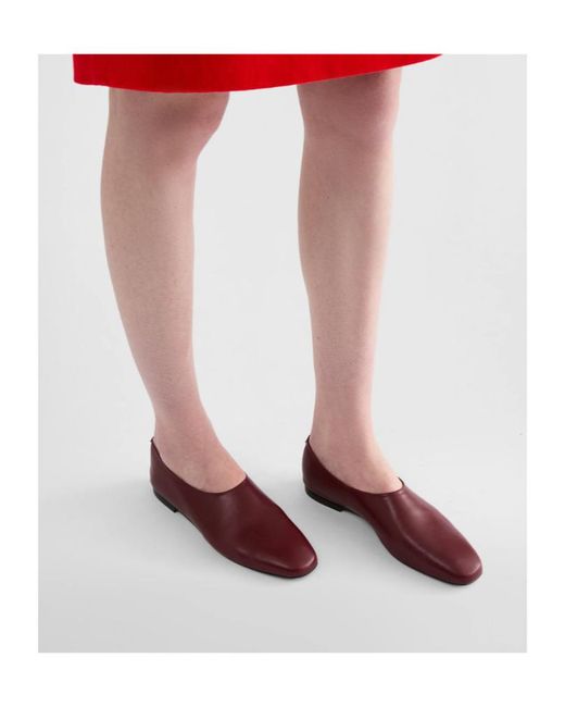 Jil Sander Red Prince Ballerina