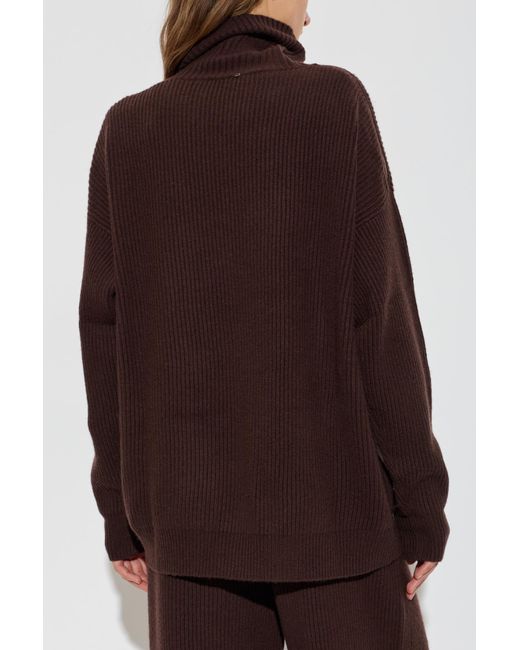 Sportmax Purple Long-Sleeved Sweater
