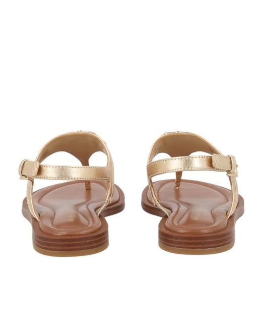 MICHAEL Michael Kors Brown Mandy Thong Sandals