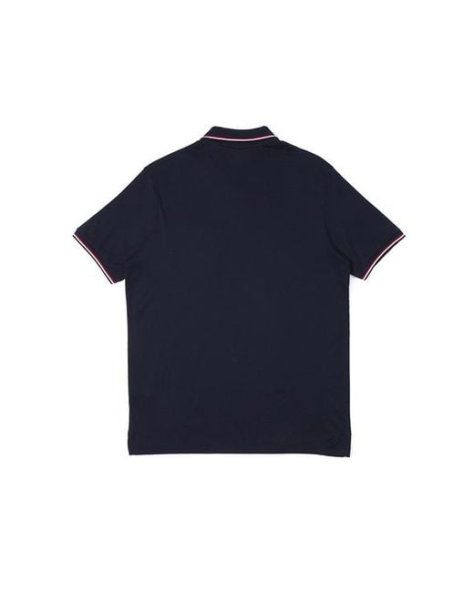 Paul & Shark Blue Short-Sleeved Polo Shirt for men