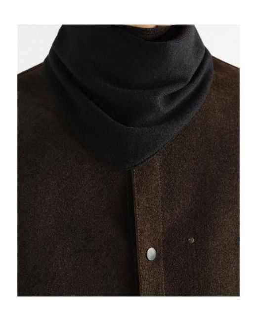 Lemaire Black Triangular Scarf for men