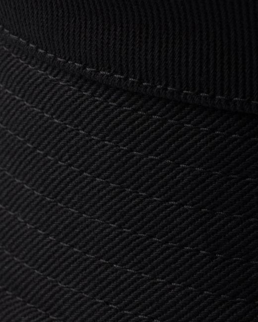 Prada Black Drill Bucket Hat for men