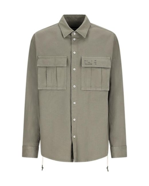 DSquared² Green Utility Pocket Shirt for men