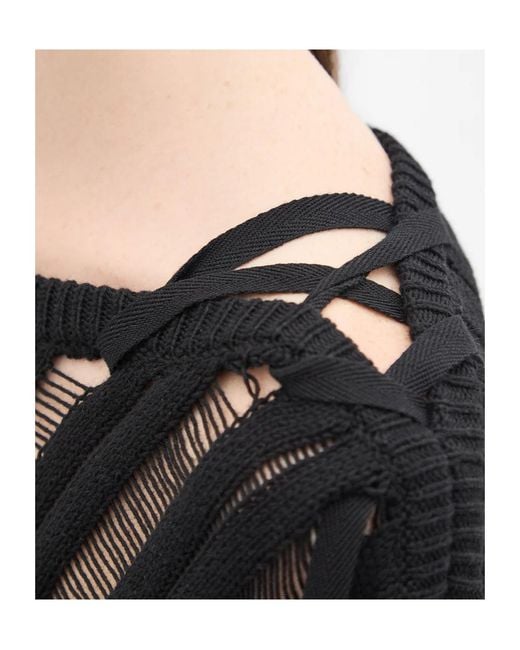 Ann Demeulemeester Black Gala Sweater
