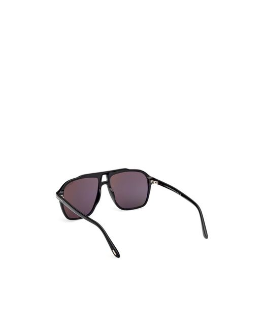 Tom Ford Metallic Eyewear Autari Pilot Frame Sunglasses for men