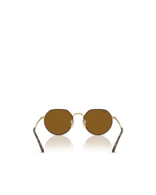 Ray-Ban Brown Jack Sunglasses for men
