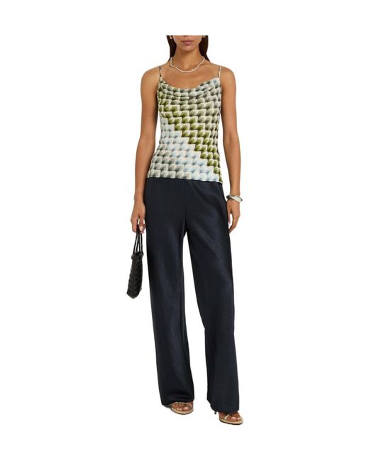 Missoni Green Patterned Lace Top