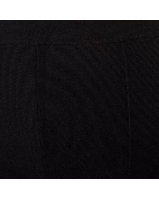 Theory Black Flared Wide-Leg Pants