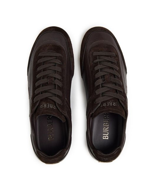 Burberry Black Classic Low-Top Shoes