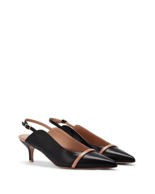 Malone Souliers Black 45Mm Leather Pumps