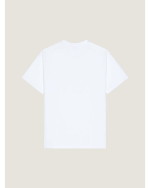 Givenchy White Logo Detailed Crewneck T-Shirt for men