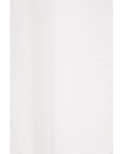 Rick Owens White Tommy Oversized Crewneck T-Shirt for men