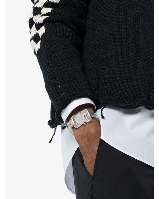 1017 ALYX 9SM White Transparent Chain Bracelet for men