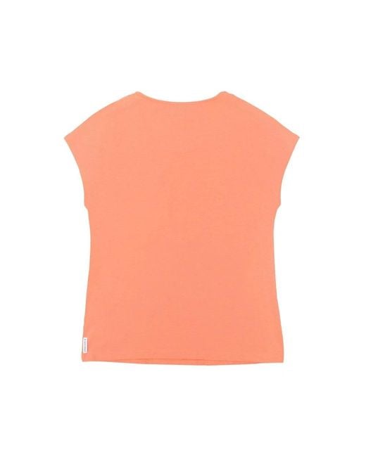 Armani Jeans Pink Round-Necked Logo T-Shirt