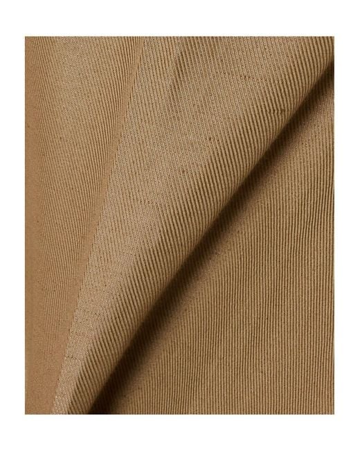 Brioni Natural Blend Twill Straight-Leg Pants