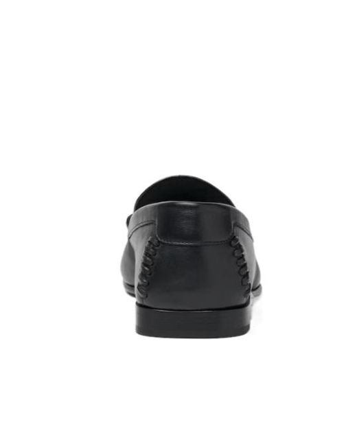 Fendi Black Braided Ff Slip-On Loafers for men