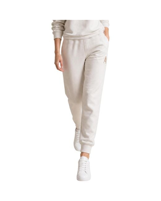 ARMANI EXCHANGE Gray Elastic Waist Casual Pants