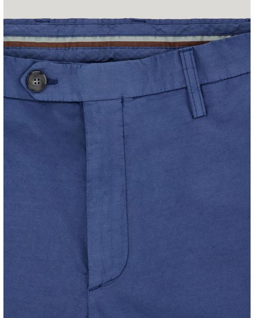 Canali Blue Marine Regular Fit Chino Pants for men