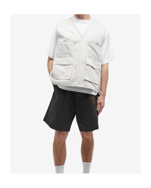 Helmut Lang White Sleeveless Vest for men