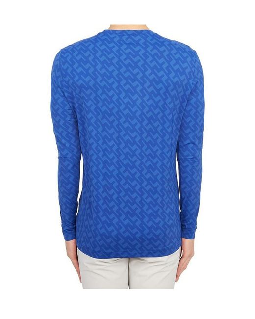 J.Lindeberg Blue Thor Long-Sleeve Top for men