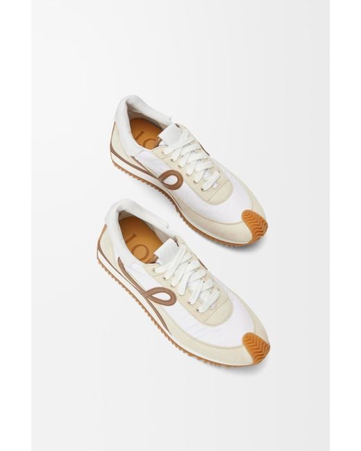 Loewe Multicolor Flow Runner Suede And Leather Sneakers