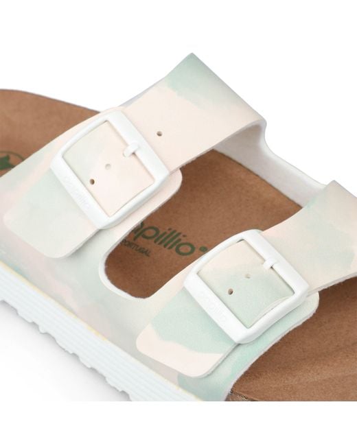 Birkenstock White Simple Slippers