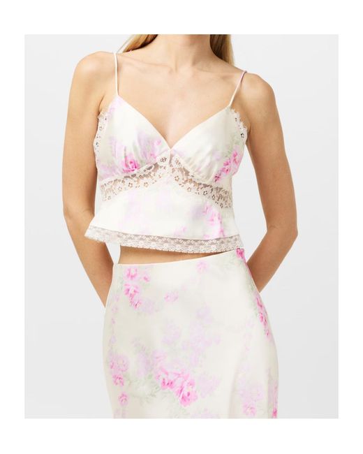 LoveShackFancy Pink Sleeveless Camisole