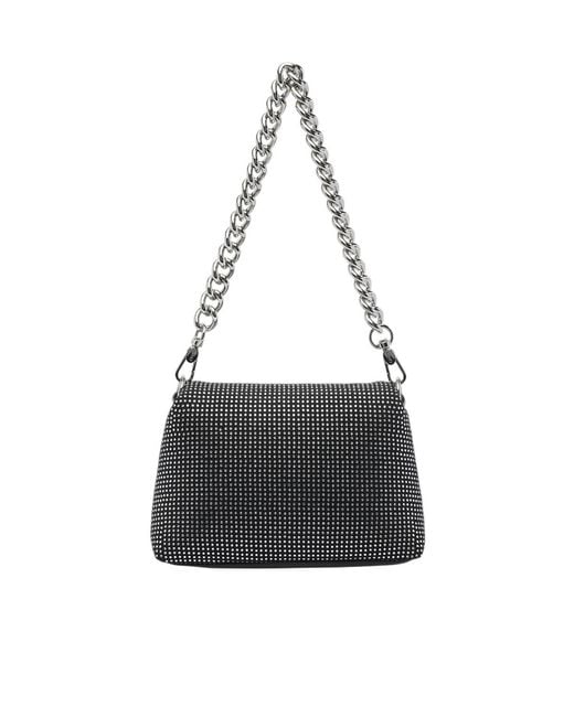 Liu Jo White Lapuffy Small Embellished Bag