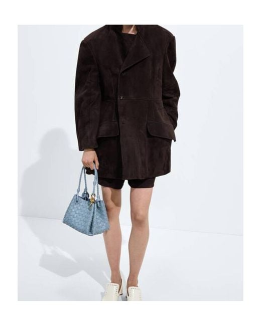 Bottega Veneta Blue Small Parachute